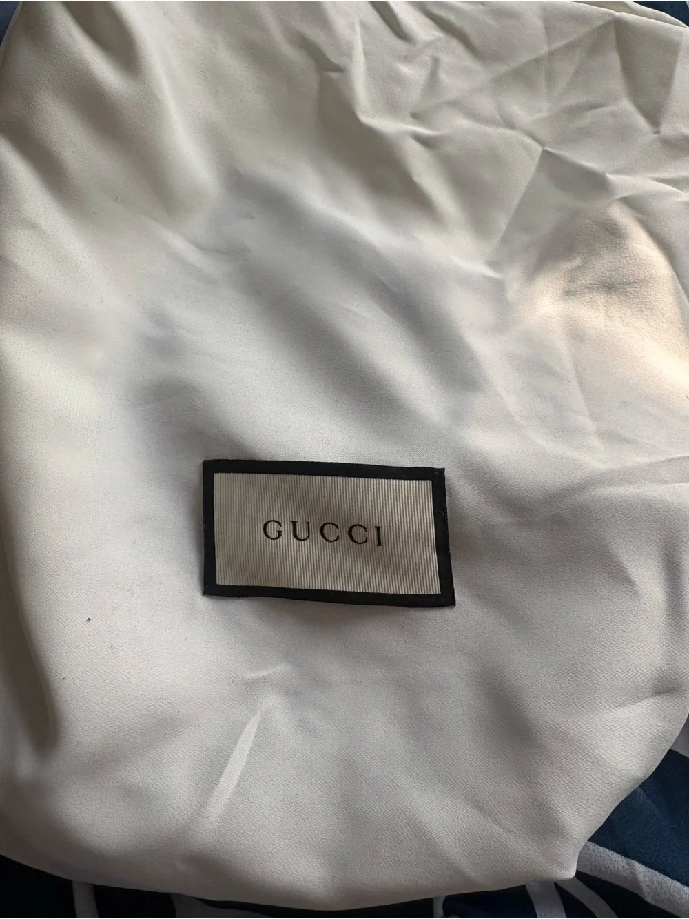Gucci Brown Signature Canvas Small Crossbody Bag with Red/Green Stripe